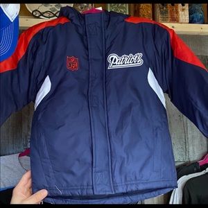NWT NFL Patriots Childs Puffer Jacket